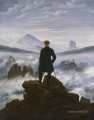Wanderer au dessus de la mer de brouillard HSE romantique Caspar David Friedrich